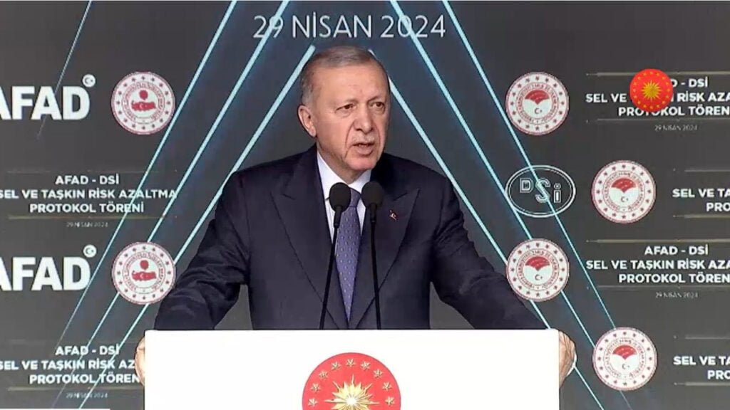 Cumhurbaşkanı Erdoğan'dan Sel ve Taşkın Protokolünü İmzaladı