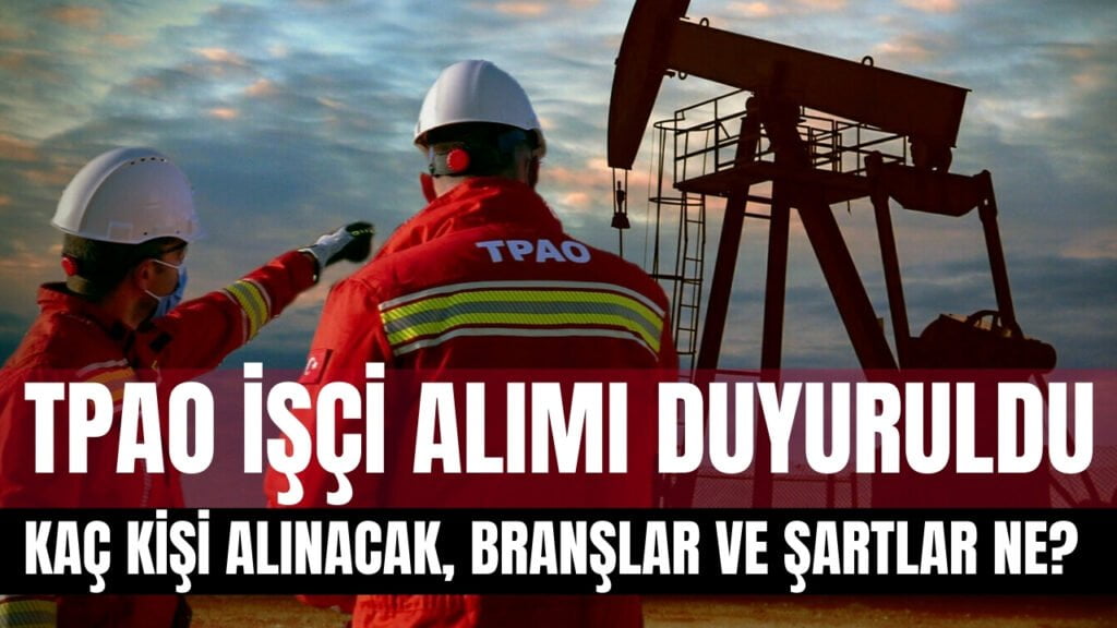 TPAO İşçi Alımı